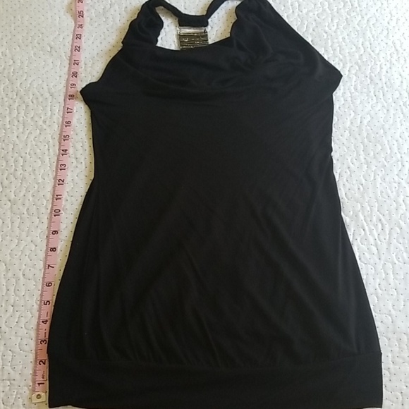 Black Racer Back Tank Top - Picture 4 of 6